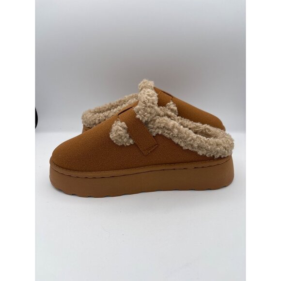 Women’s BERANMEY Size 9 Brown Thick-Soled Soft Slippers - Picture 5 of 5